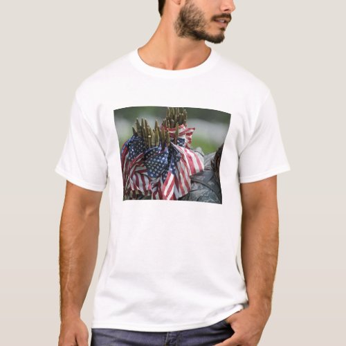 An Army soldiers backpack T_Shirt