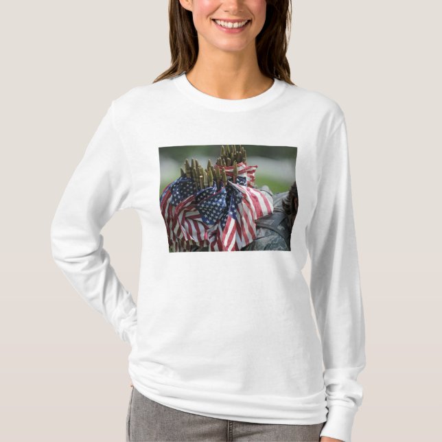 An Army soldier's backpack T-Shirt (Front)