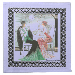 An Art Deco Friendship Napkin