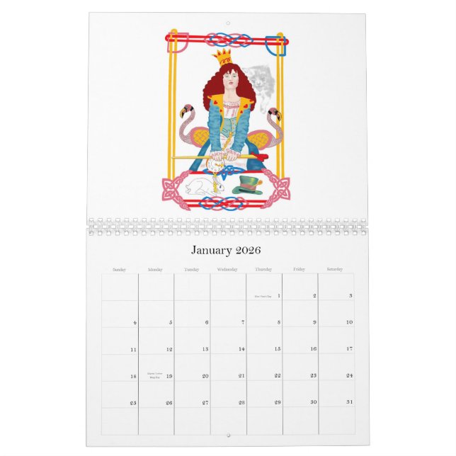 An Artfull Year Calendar (Jan 2026)