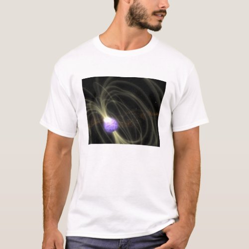 An artist conception of the SGR 1806_20 magneta T_Shirt