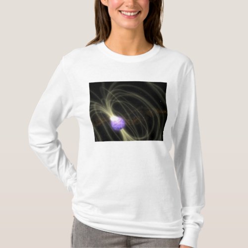 An artist conception of the SGR 1806_20 magneta T_Shirt