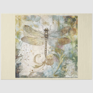 An Artistic Dragonfly Series Design #4 Tissue Paper