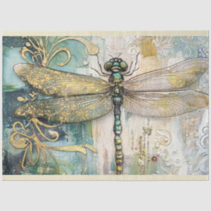 An Artistic Dragonfly Series Design #5 Tissue Paper