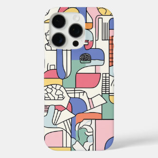 an artistic geometric phone case