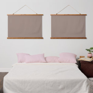 An artistic portrayal of brown color, showcasing i hanging tapestry