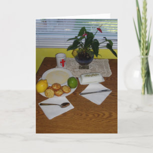 "An Artist's Breakfast" Birthday Card