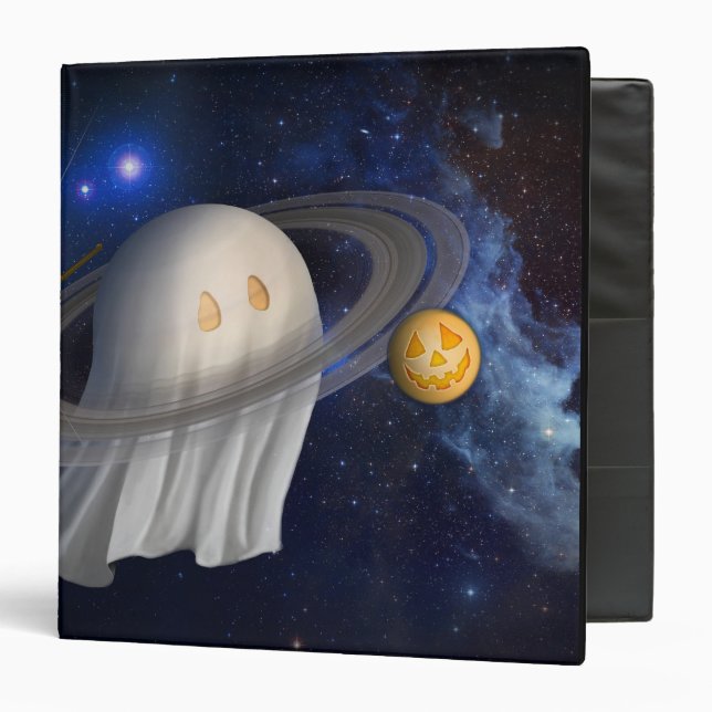 An artist's Halloween illustration 3 Ring Binder (Front/Inside)