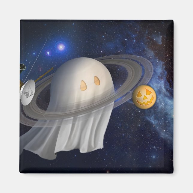 An artist's Halloween illustration Magnet (Front)