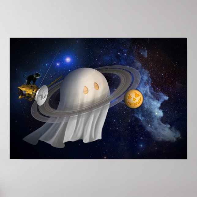 An artist's Halloween illustration Poster (Front)