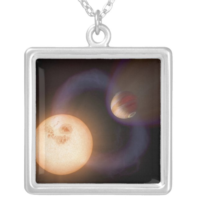 An artist's impression 2 silver plated necklace (Front)