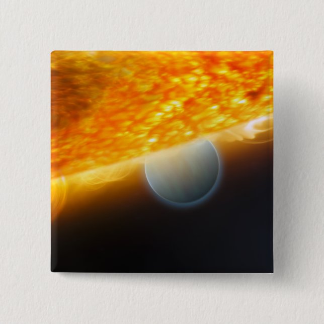 An artist's impression 3 pinback button (Front)