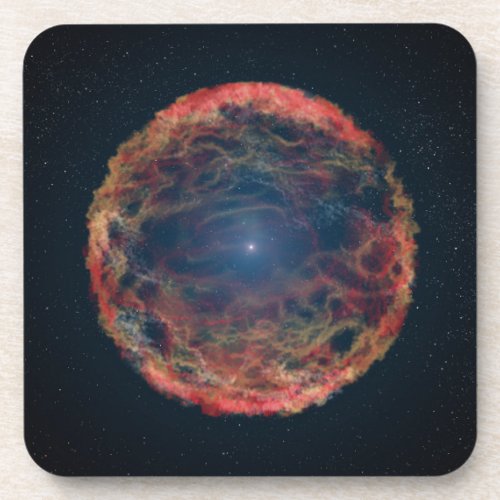 An Artists Impression Of Supernova 1993j Beverage Coaster