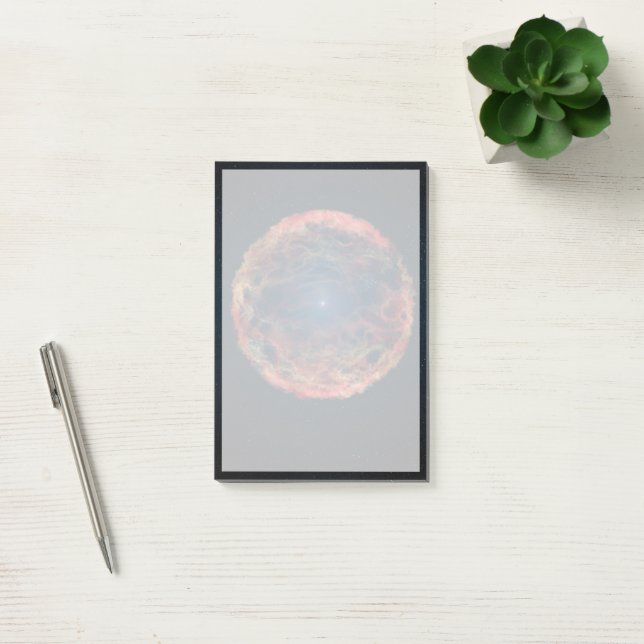 An Artist's Impression Of Supernova 1993j. Post-it Notes (Office)