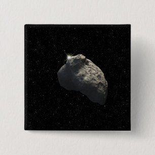An artist's impression pinback button