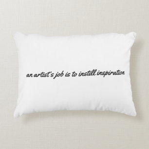 An Artist's Job Accent Pillow
