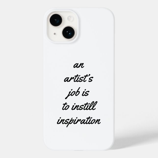 An Artist's Job iPhone Case (Back)