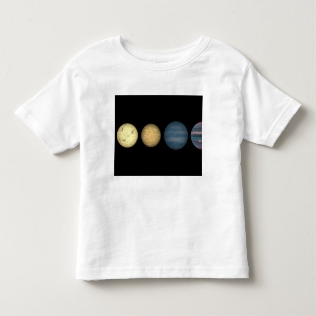 An artist's rendition comparing brown dwarfs 2 toddler t-shirt (Front)