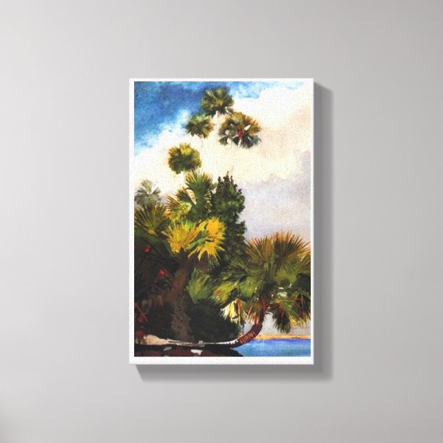 An Artwork of Winslow Homer Canvas Print (Front)