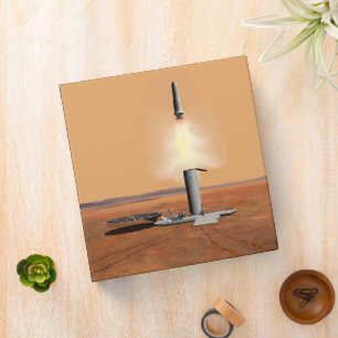 An Ascent Vehicle Leaving Mars. 2 3 Ring Binder