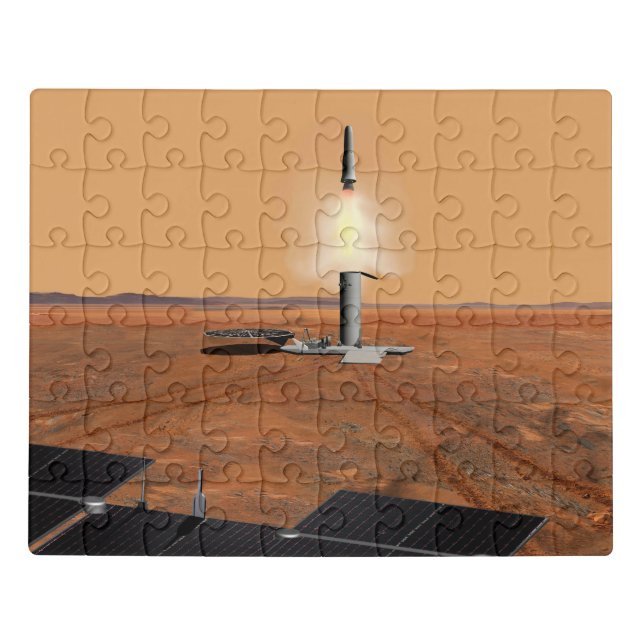 An Ascent Vehicle Leaving Mars. 2 Jigsaw Puzzle (Puzzle Horizontal)