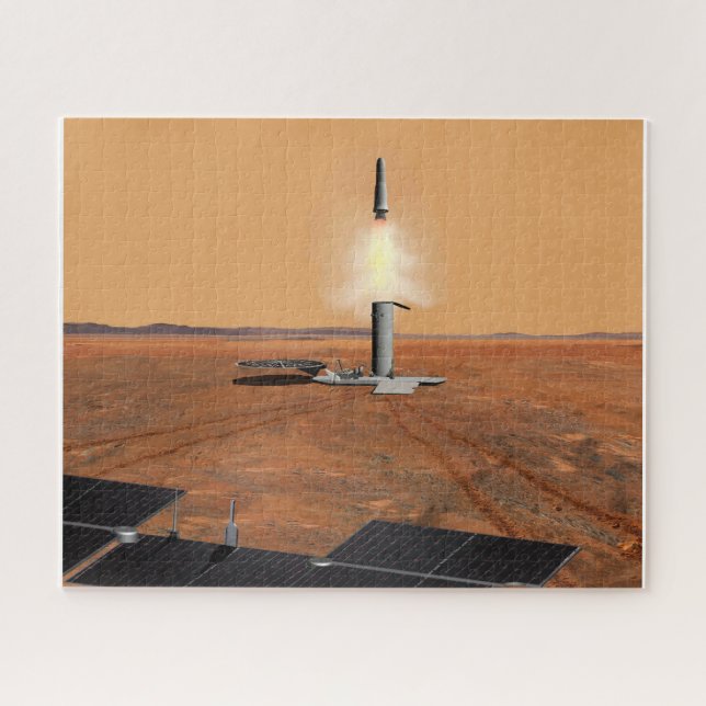 An Ascent Vehicle Leaving Mars. 2 Jigsaw Puzzle (Horizontal)