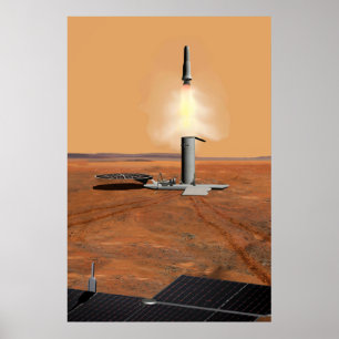 An Ascent Vehicle Leaving Mars. 2 Poster