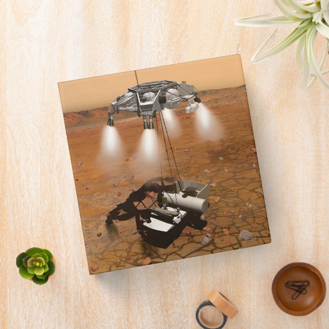 An Ascent Vehicle Leaving Mars. 3 Ring Binder (In Situ)