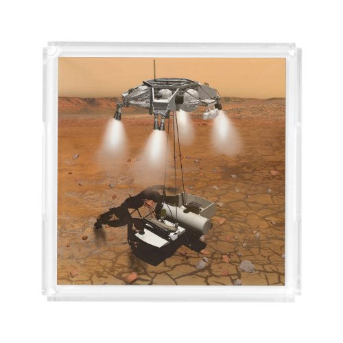 An Ascent Vehicle Leaving Mars Acrylic Tray