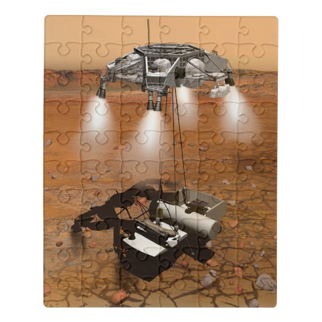 An Ascent Vehicle Leaving Mars. Jigsaw Puzzle (Puzzle Vertical)