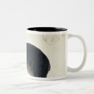 An Asiatic Black Bear, "Ursus Tibetanus" Two-Tone Coffee Mug