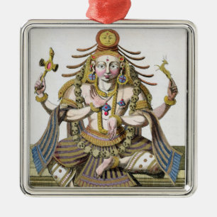An aspect of Shiva, from 'Voyage aux Indes et a la Metal Ornament