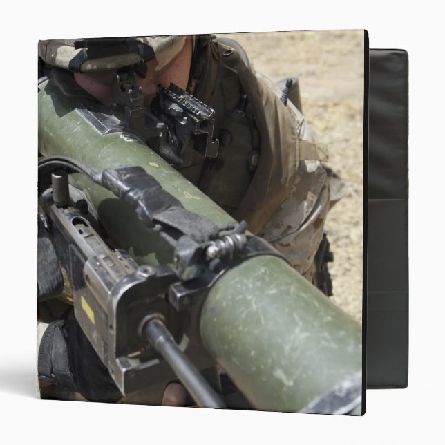 An assaultman 3 ring binder (Front/Inside)