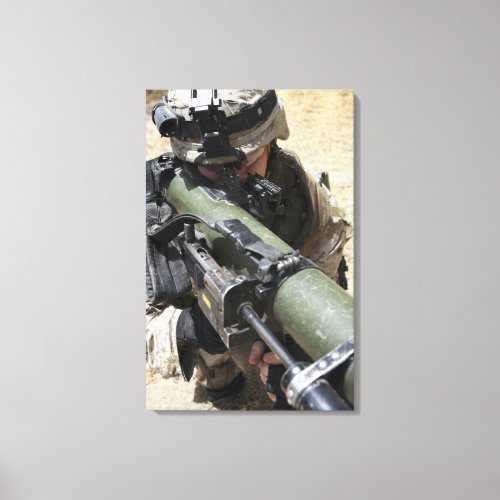 An assaultman canvas print