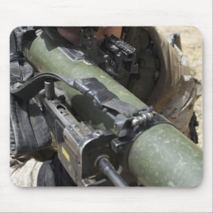 An assaultman mouse pad