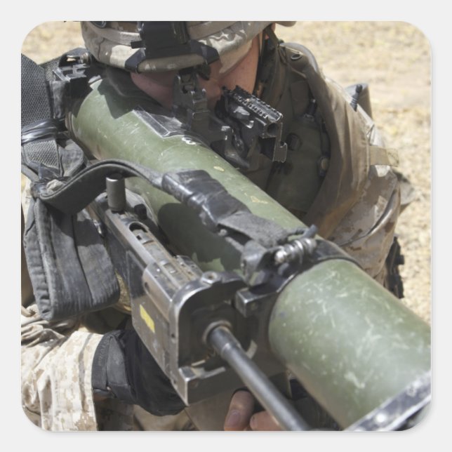 An assaultman square sticker (Front)