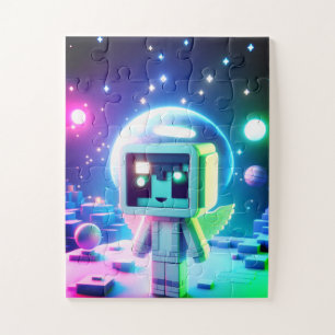 An Astronaut In Space 30 Large Pieces on a Jigsaw Puzzle