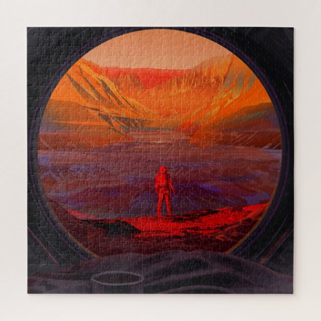 An Astronaut On Mars Jigsaw Puzzle (Vertical)