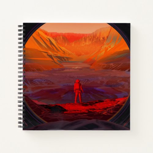 An Astronaut On Mars Notebook