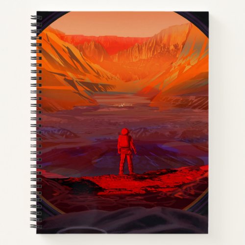 An Astronaut On Mars Notebook