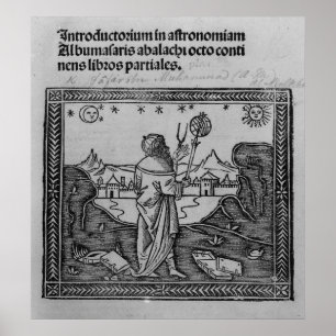 An Astronomer stargazing Poster