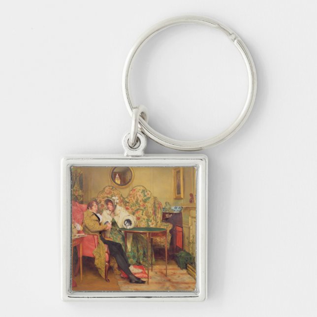 An Attentive Visitor Keychain (Front)