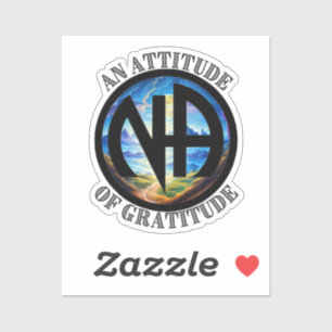 An Attitude of Gratitude - NA Narcotics Anonymous Sticker