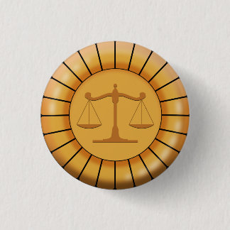 An Attorney Badge Pinback Button