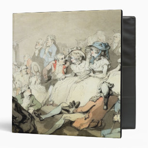 An Audience Watching a Play, c.1785 (pen and ink a 3 Ring Binder