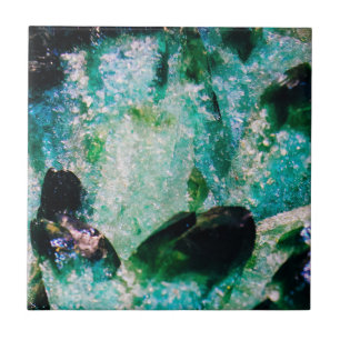An Aura of Emeralds Ceramic Tile