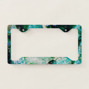 An Aura of Emeralds License Plate Frame
