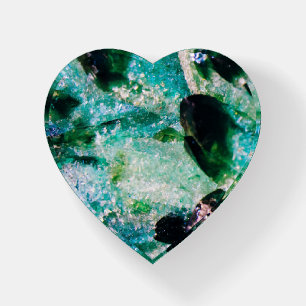 An Aura of Emeralds Paperweight