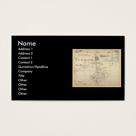 An Authentic 1690 Pirate Map Business Card
