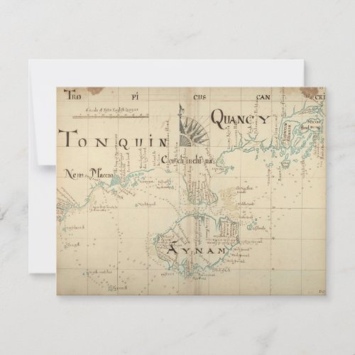 An Authentic 1690 Pirate Map Invitation